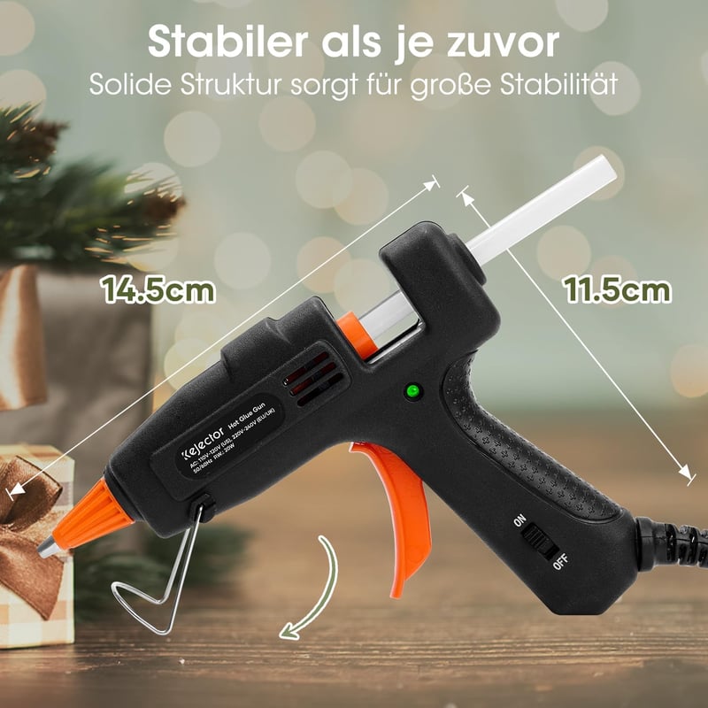 Kejector Átlátszó Ragasztópisztoly Betét 7x130mm 80db Szett
