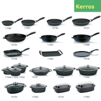 Kela KERROS indukčná panvica s nepriľnavým povrchom, liaty hliník, s pokrievkou, 32 cm, paella panvica s vysokým okrajom 7