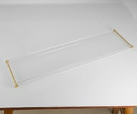 Kelelife 80 cm-es fürdőszobai polc arany fogantyúval akril fürdőpanel 5