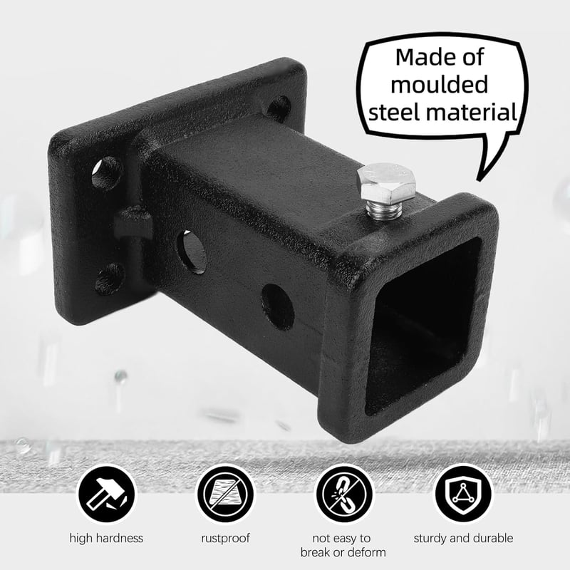 Kelepu Vonóhorog Adapter 2 Hüvelyk Csavaros Univerzális Pótkocsi Vonófej Pickup Teherautó Trailer Alkatrész