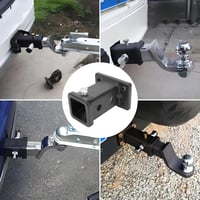 Kelepu Vonóhorog Adapter 2 Hüvelyk Csavaros Univerzális Pótkocsi Vonófej Pickup Teherautó Trailer Alkatrész 2