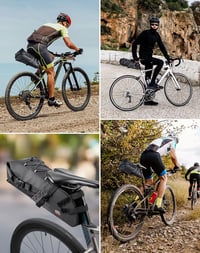 KEMIMOTO 11L vízálló nyeregcsomag kerékpárhoz és e-bikéhez 7
