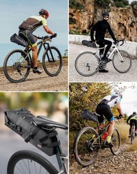 KEMIMOTO 11L vízálló nyeregcsomag kerékpárhoz, MTB és E-bike nyereg táska 7