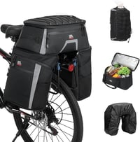 Geantă portbagaj bicicletă KEMIMOTO 4 în 1 cu husă de ploaie - 58 L 1