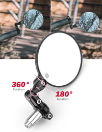 KEMIMOTO CNC Motorkerékpár Tükör 360° Forgatható E24 Tanúsított 22mm Kormányvég Univerzális Robogó ATV MT07 MT09 Z750 Cb125R Z900 Kompatibil 2