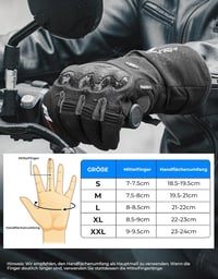KEMIMOTO fűthető motoros kesztyű 3000 mAh akkuval -20°C-ig 6