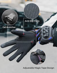 KEMIMOTO nyári motoros kesztyű érintőképernyővel, uniszex 4