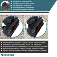 Kenekos univerzalna podna mlaznica za usisavač s adapterom promjera 32/35 mm 7