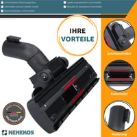 Kenekos univerzalna podna mlaznica za usisavač s adapterom promjera 32/35 mm 2