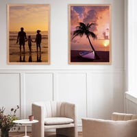 kennethan Tölgyfa Képkeret Falra és Íróasztalra – 40x60 cm, 2 db-os Csomag 3