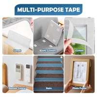 KENPOJO Extra silná biela páska so suchým zipsom 50 mm x 5 m, obojstranná samolepiaca upevňovacia páska na vnútorné aj vonkajšie použitie, na upevnenie kobercov 7