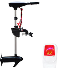 Kensbro 12V elektromos csónakmotor 28 lbs tolóerővel, 5 előre és 3 hátra fokozat 1