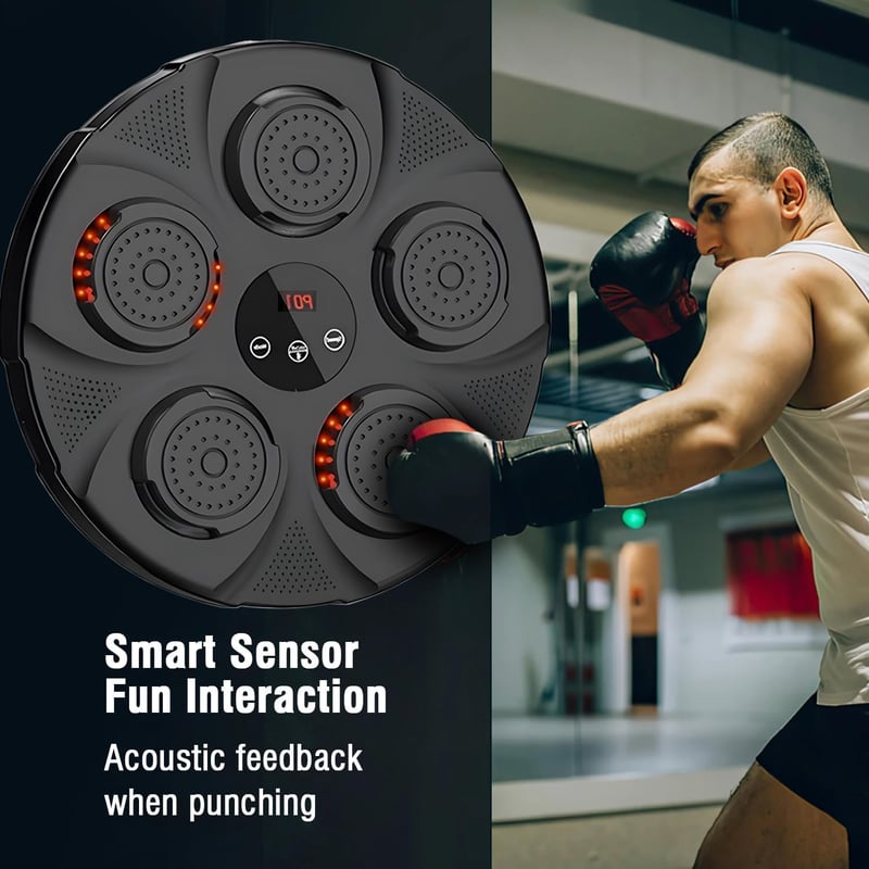 Kensbro Bluetooth Boxzák LED Kijelzővel, USB Töltős Ütésregisztráló Gép Gyerekeknek és Felnőtteknek