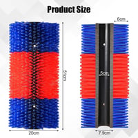 Kensbro félkör alakú kefe ló szarvasmarha masszázs 51 cm 2