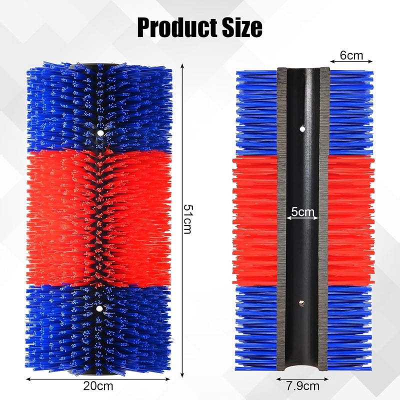 Kensbro félkör alakú kefe ló szarvasmarha masszázs 51 cm