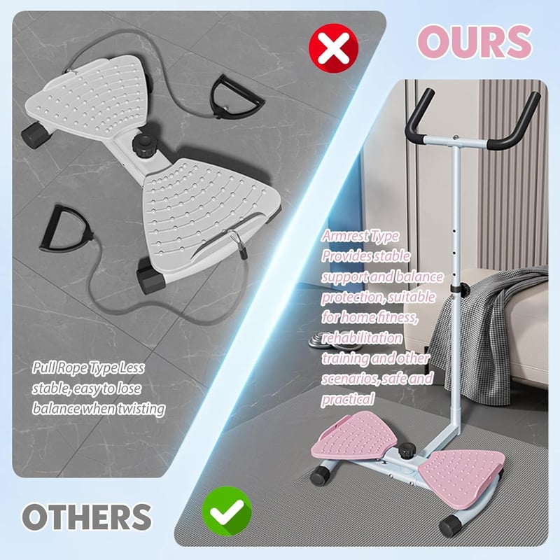 Kensbro Twist Waist Disc forgókorong masszázsfunkcióval és karfával
