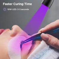 Kensbro UV Szempilla Lámpa LED Fénnyel Gyors Kötéshez Szempilla Ragasztóhoz 2
