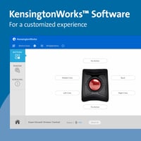 Bezdrôtový ergonomický trackball Kensington Expert Mouse s rolovacím prstencom, kompatibilný s Windows a macOS, rubínovo červený (K72359WW) 6