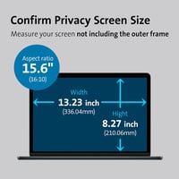 Kensington MagPro mágneses betekintésgátló kijelzővédő 15.6 hüvelykes laptophoz 16x10 adatbiztonság kékszűrővel K55255WW 7