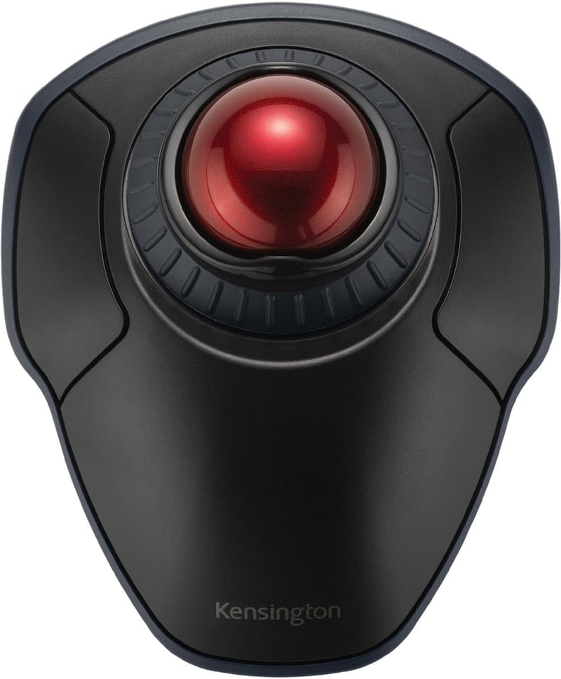 Kensington Orbit K70992WW Wireless Trackball Bluetooth, Optikai Nyomkövetés, Bal és Jobbkezes - With scroll ring, Wireless with scroll ring