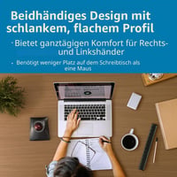 Trackball Kensington SlimBlade Pro Bluetooth, čierny, kompatibilný s Windows a macOS, pre PC a notebooky, pre pravákov aj ľavákov, optické snímanie K7 5