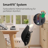 Ergonomická bedrová opierka Kensington SmartFit Conform K60412WW, výškovo nastaviteľný vankúš pod kríže na kancelársku stoličku aj do auta 3
