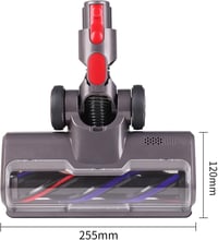KENVOR Porszívó Kefe Dyson V7 V8 V10 V11 V15 Kompatibilis 5 LED Világítással Kemény Padlókhoz Szürke 4