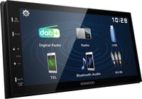 Kenwood DMX129DAB 6,8" Receptor AV Digital Media, pornire rapidă, Android USB Mirroring, DAB+, Bluetooth, DSP, 4x45W, control iPod/iPhone 3
