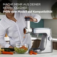 Kenwood KAX643ME Drum Grater Accessories for Kenwood Food Processors, Electric Chopper for Slicing, Grating and Grating Vegetables, Cheese, Nuts, Chocolate and More 3