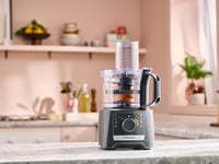 Kenwood Multipro Compact FDP31.020GY Model 2023, Food Processor with 2 Processing Speeds + Pulse, Bowl 2.1 L, Electric Vegetable Cutter for Chopping, Grating and Kneading, 800 W 2