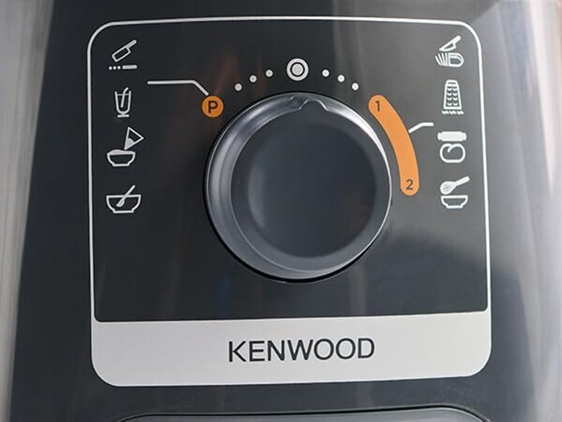 Kenwood Multipro Compact FDP31.170GY Food Processor with 2 Speeds + Pulse Included Mixer 1.2L, Bowl 2.1L for Chopping, Grating and Kneading 800W