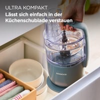 Robot de bucătărie compact Kenwood MultiPro Go, 650 W, bol 1,3 l, gri 6