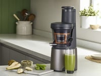 Storcător prin presare la rece Kenwood PureJuice XL JMP85.000SI 230W - Cană 1L, Tub de alimentare XL, Sistem anti-picurare, Argintiu 10