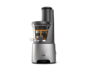 Storcător prin presare la rece Kenwood PureJuice XL JMP85.000SI 230W - Cană 1L, Tub de alimentare XL, Sistem anti-picurare, Argintiu