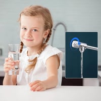 KEOKBON 3 az 1-ben Konyhai Csaptelep Ivóvíz Funkcióval - 360° Forgatható Mosogató Csap Kihúzható Zuhanyfejjel, Króm 4