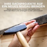Keple tetőfedő filchez nagy fejű horganyzott szegek 40 mm 100 db tetőház, nyaraló, barkács és belső dekoráció 8