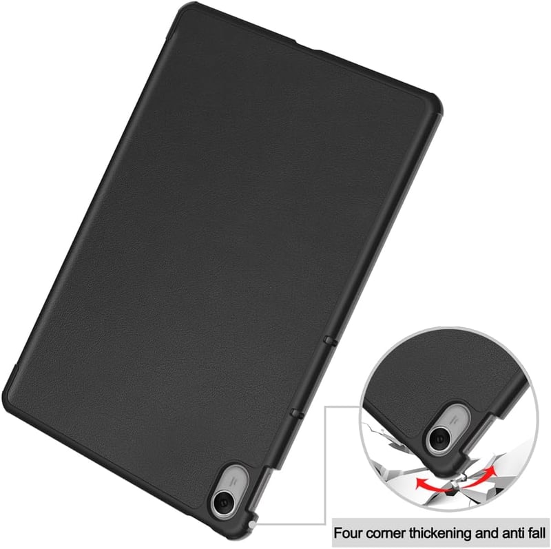Kepuch Huawei MatePad 11.5 2023 Tok Fekete Smart PU Bőr Védőtok - black