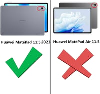 Kepuch Huawei MatePad 11.5 2023 Tok Fekete Smart PU Bőr Védőtok - black 2