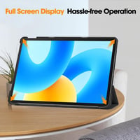 Kepuch Huawei MatePad 11.5 2023 Tok Fekete Smart PU Bőr Védőtok - black 5