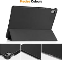 Kepuch Huawei MatePad 11.5 2023 Tok Fekete Smart PU Bőr Védőtok - black 6