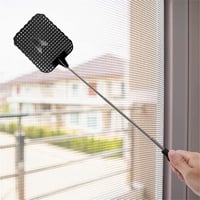 Set 6 Palete pentru Muște Keratobleem, Extensibile, Roșu/Portocaliu/Galben/Roz/Mov/Negru, cu Mâner Telescopic, Împotriva Muștelor și Insectelor 4