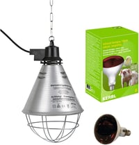 Kerbl infravörös hőlámpa szett reflektorral és védőráccsal - 250 W 1