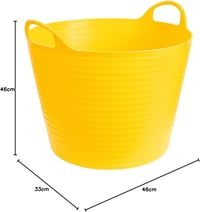 Kerbl FlexBag Állattartó Tálca Rugalmas Tárolóedény - Yellow 3
