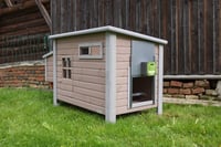 Automatické dvierka pre kurník Kerbl Hobbyfarming Easy Protect s ovládaním – rozmer otvoru 40x35 cm 2