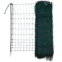 Kerbl Hobbyfarming PoultryNet hydinová sieť, výška 106 cm, dĺžka 50 m, zelená, 15 kolíkov, bez prúdu, s dvojitým hrotom, pre sliepky, husi, morky 1