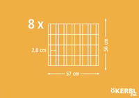 Kerbl Pet rozšíriteľný pozinkovaný kovový výbeh pre zvieratá s krytom a tienidlom - 8 dielov, 57x56 cm 6