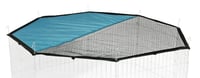 Kerbl Pet náhradná krycia sieť pre vonkajší výbeh k modelu 82708, 8 dielov mriežky 57x56 cm, Ø 143 cm 1