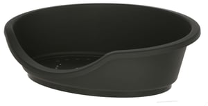 Cuscă pentru animale Kerbl Pet Dreamer din plastic, 80x60x25 cm, negru, din material reciclat, cu margine înaltă