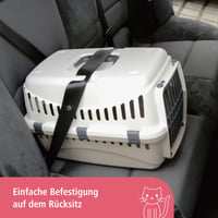 Prepravný box pre psov a mačky Kerbl Pet Expedion, 45x30x30 cm, krémová/taupe, plastová prepravka pre domáce zvieratá 4