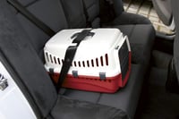 Cușcă de transport Kerbl Pet Expedion pentru câini și pisici - Crem/Burgund - 45x30x30 cm - Pentru câini de talie mică - Transporter din plastic 6